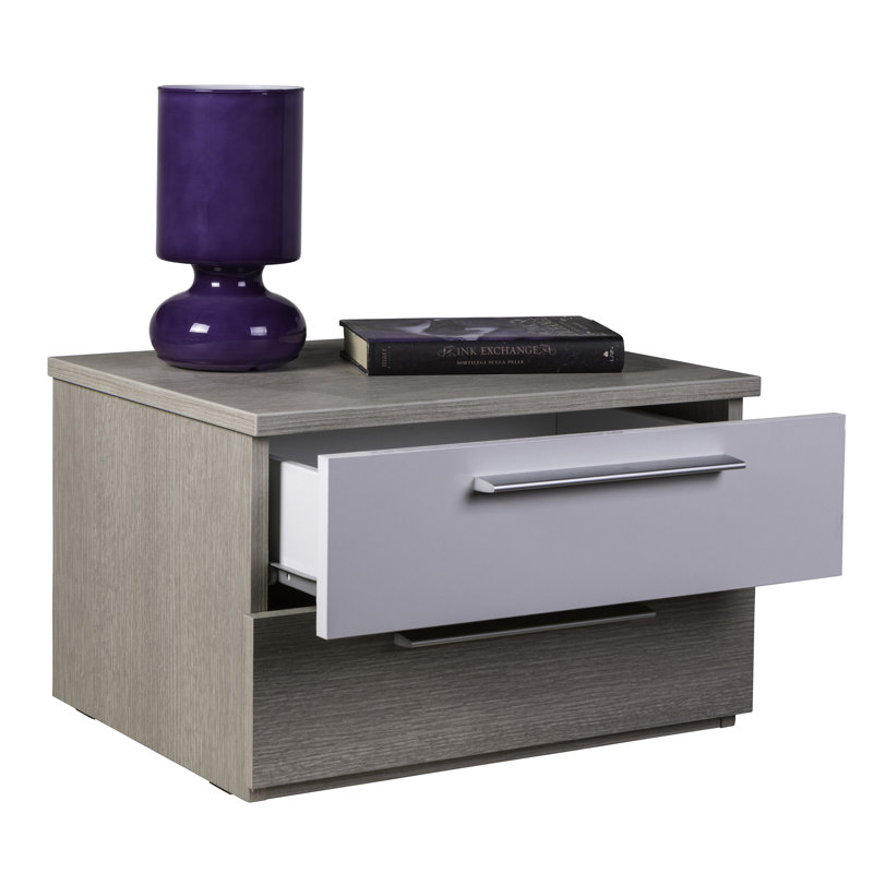 Meridia 50cm W Manufactured Wood Bedside Table