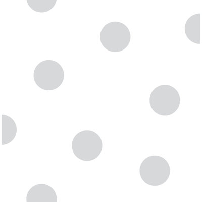 Kids Soft Grey Spotted Wallpaper