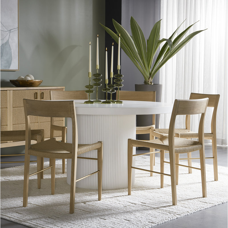 Upland Solid Wood Dining Chair, Brown