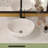 Myhomekeepers 13'' Ceramic Circular Bathroom Sink