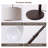 Smart 80" 5-Light Arc Floor Lamp With APP & Remote, Adjustable Heads, Dimmable 3000K-6000K For Living Room-1668043364