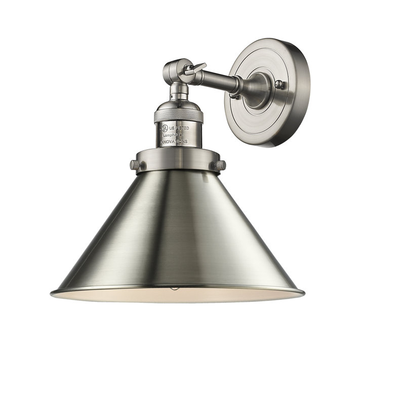 Paylor Dimmable Bath Sconce, Brushed Satin Nickel