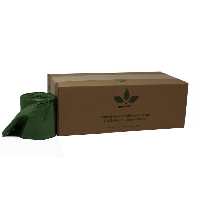 Compostable de 8 gallons Mogalixe Sacs poubelle