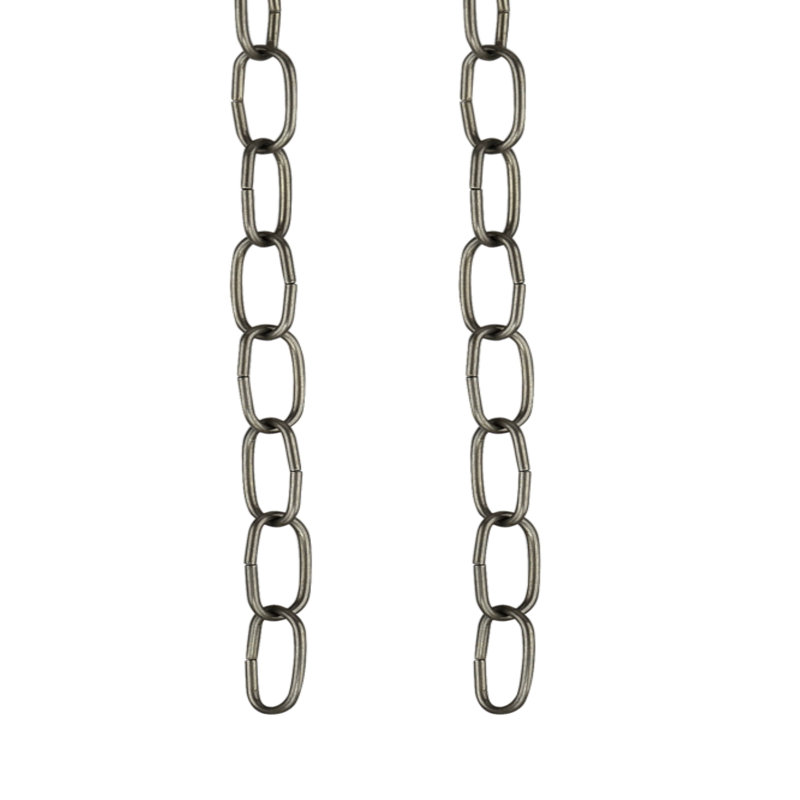 Decorative Light Fixture Chain, Antique Brass