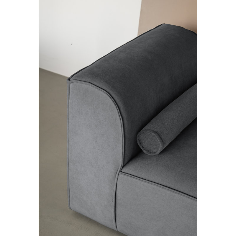 Flex Felix Armless Chair, Dark Grey