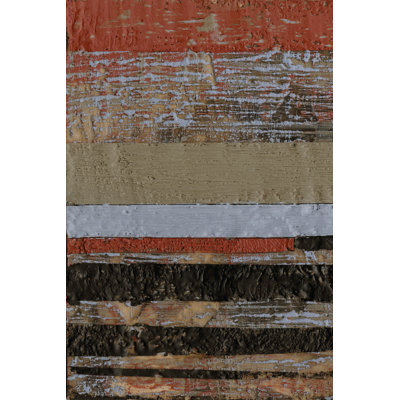 Wax Textures I - Wrapped Canvas Painting