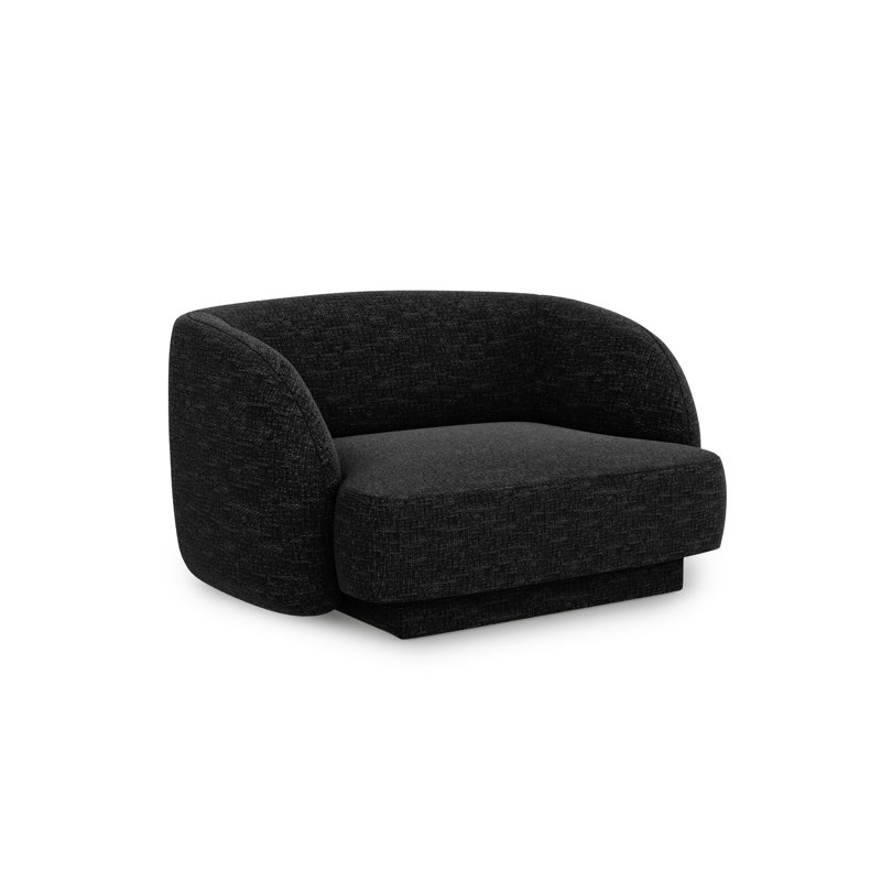 Adoraim 109Cm Wide Armchair, Black 100% Structural Polyesters