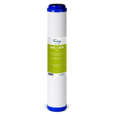 iSpring FG25-KS 2.5” x 20” Lead, Chlorine, Chloramine, PFAS Reducing Whole House Water Filter