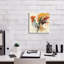 «Festive Rooster 2» par Albena Hristova, art mural sur toile-725385892