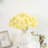Artificial Hydrangea Flower Head With Pole-2097806387