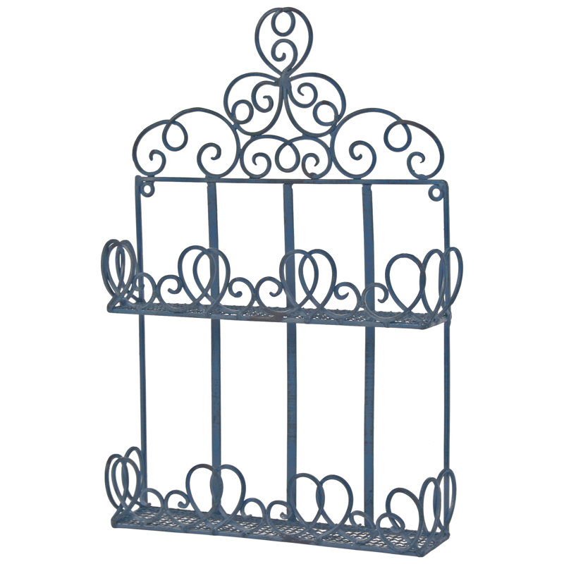 Madalynn 2 Piece Metal Accent Shelf
