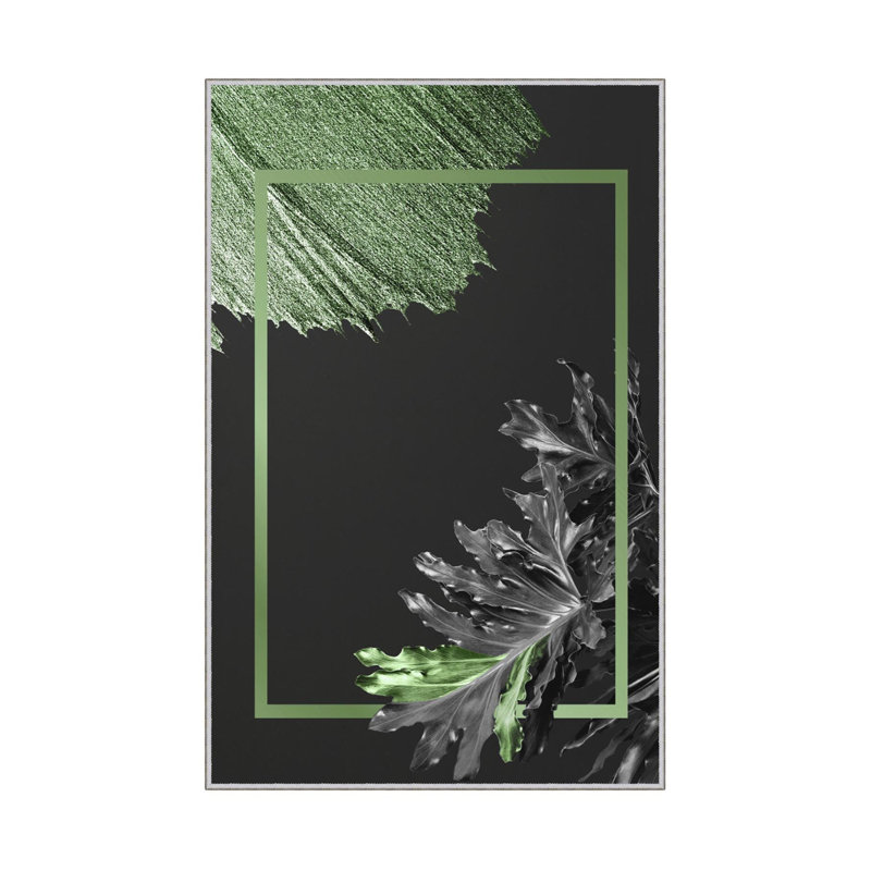 Elegant Hall Carpet, 2.6 x 9.8 Feet | 100% Polyester, 650 g/m², Pile Height: 0.3 Inches | Antibacterial, Non-Slip PVC Dot Underside | Machine Washable, 3D Digital Printing, Ideal for Modern Living Spaces