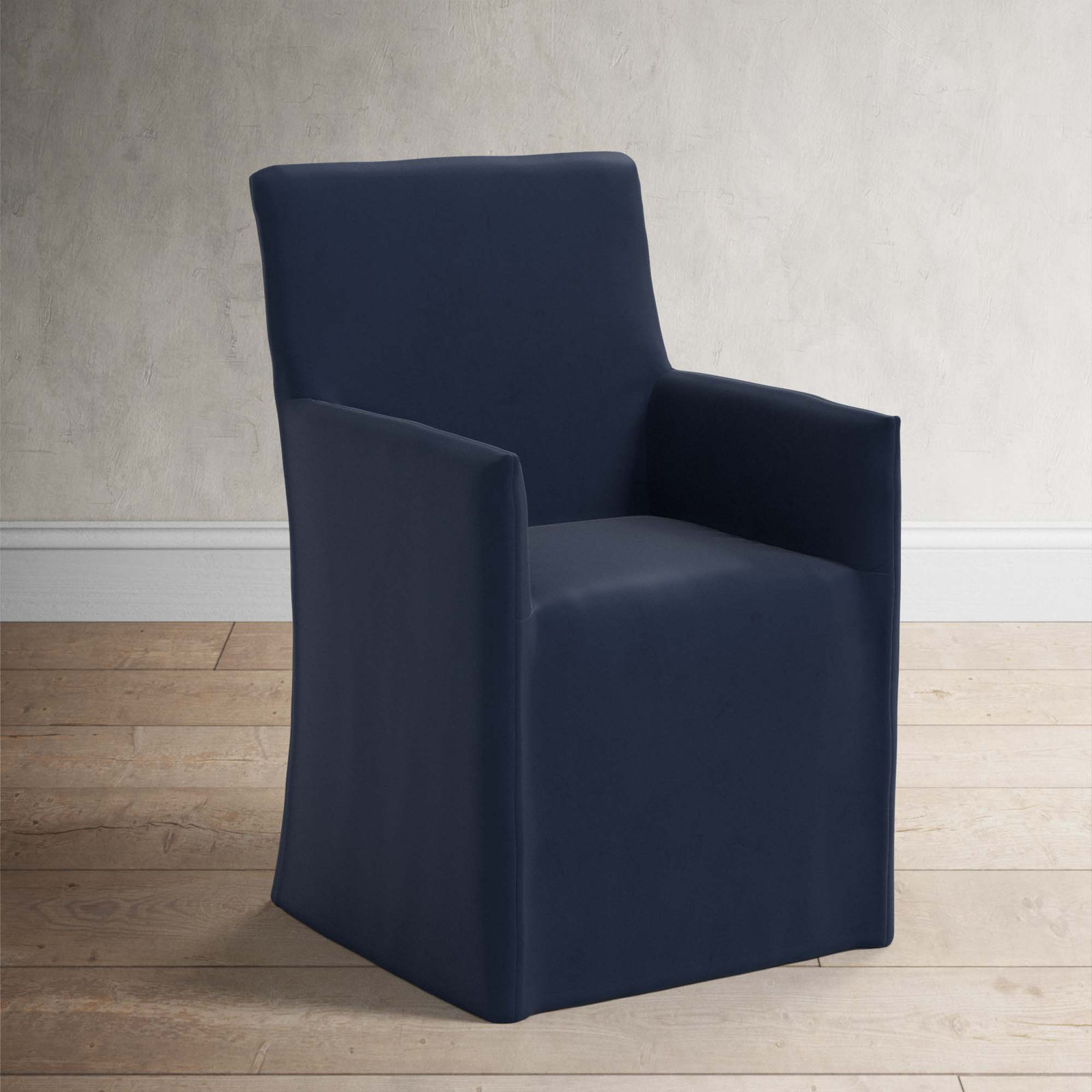 Silvia Dining Chair, Classic Ink Performance Velvet