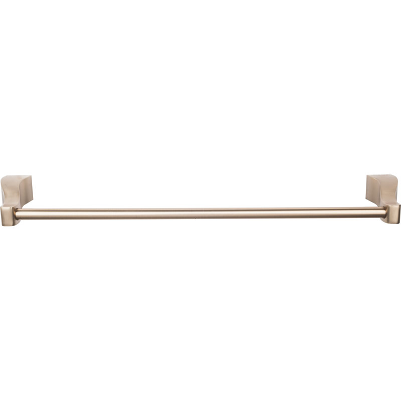 Aqua Single 31 1/4" Wall Mounted  Towel Bar, Brushed Bronze