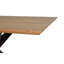 Mablethorpe Acacia Rectangular Wood Top Dining Table with Iron Base-180531542