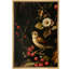«Dark Moody Tunes», oiseau sur la branche de fruits, impression sur toile encadrée-108345294-108345297