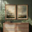 «Soft Clouded Landscape Subtle Contemporary», ensemble de 2 reproductions d'art encadrées sur papier de qualité supérieure 26 po x 36 po-121103437