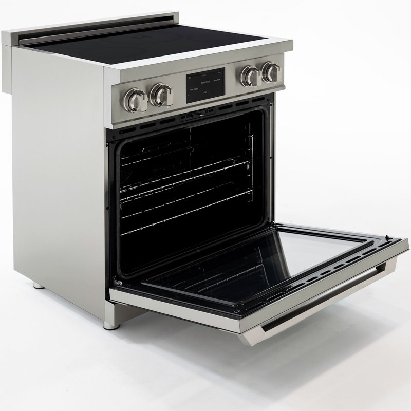 Induction Hardware 29.88 " Induction Slide-In with Smoothtop Cooktop, Noir Or