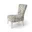 Chaise d'appoint rembourrée Coastal Elegance