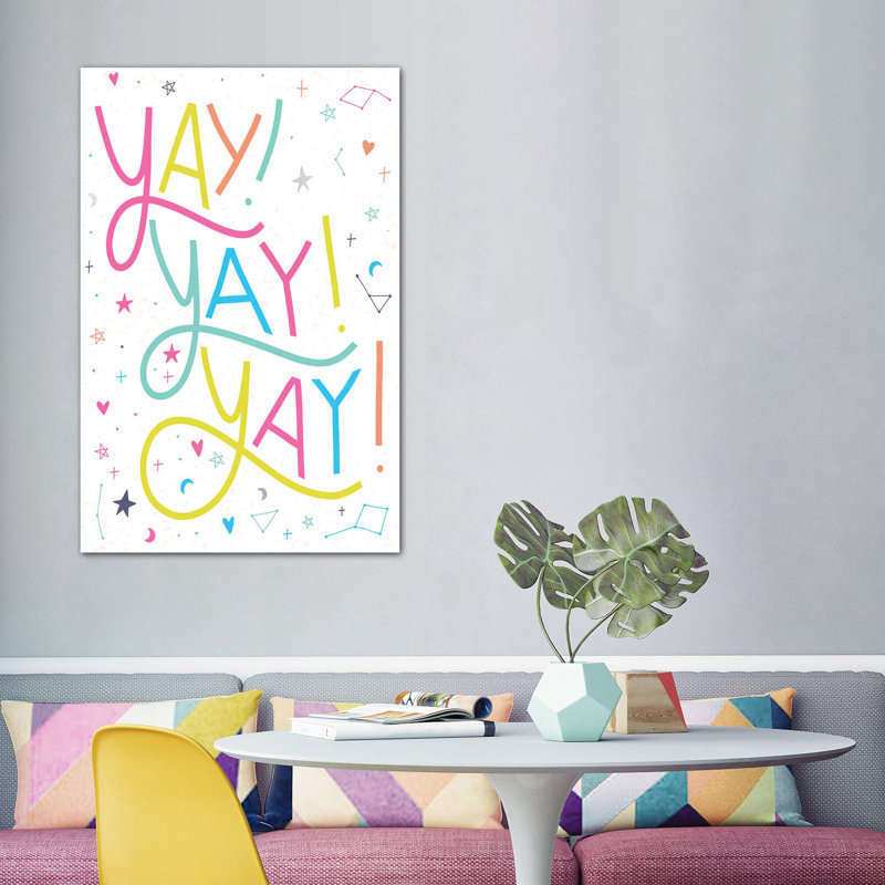 «Make Magic III» par Caroline Alfreds - impression d'art graphique, Toile tendue, Pas de tapis, H 60 po x l 40po x P 1,5 po