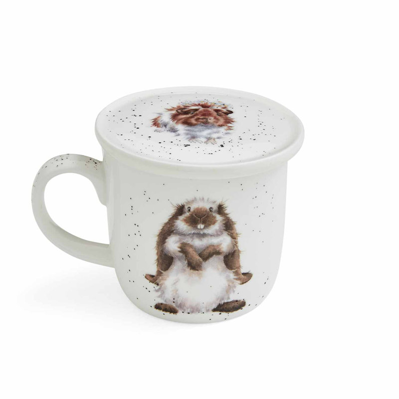 Classic Wrendale Designs  Piggy Mug & Coaster Set