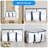 Heavy Duty Moving Bags With Lids And Zippers, Extra Large Storage Totes With Reinforced Handles For Moving, Travel, Camping And Home Organization, 6 Pack