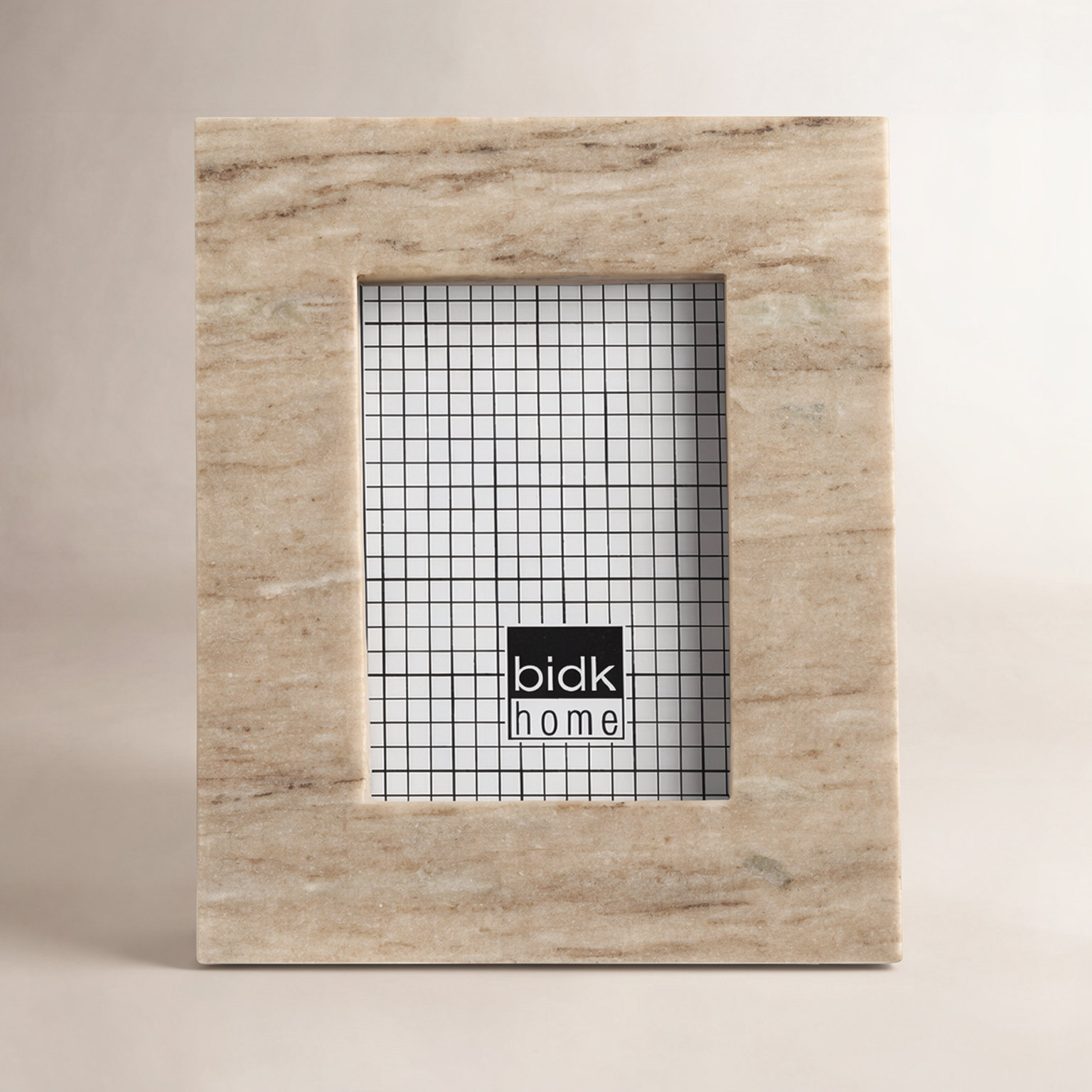 Tellis Brown Marble Matte Picture Frame, 5" x 7"