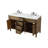 Rivers 60'' Double Bathroom Vanity with Marble Top-339834309