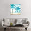 Beachscape Palms III 1 Piece Wrapped Canvas Painting-618966316-538339363