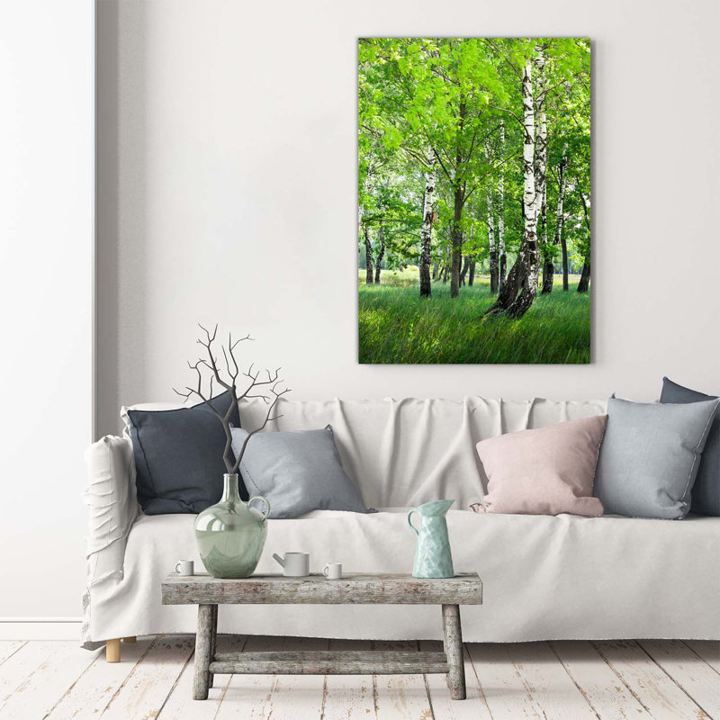 Birch Forest - Wrapped Canvas Print