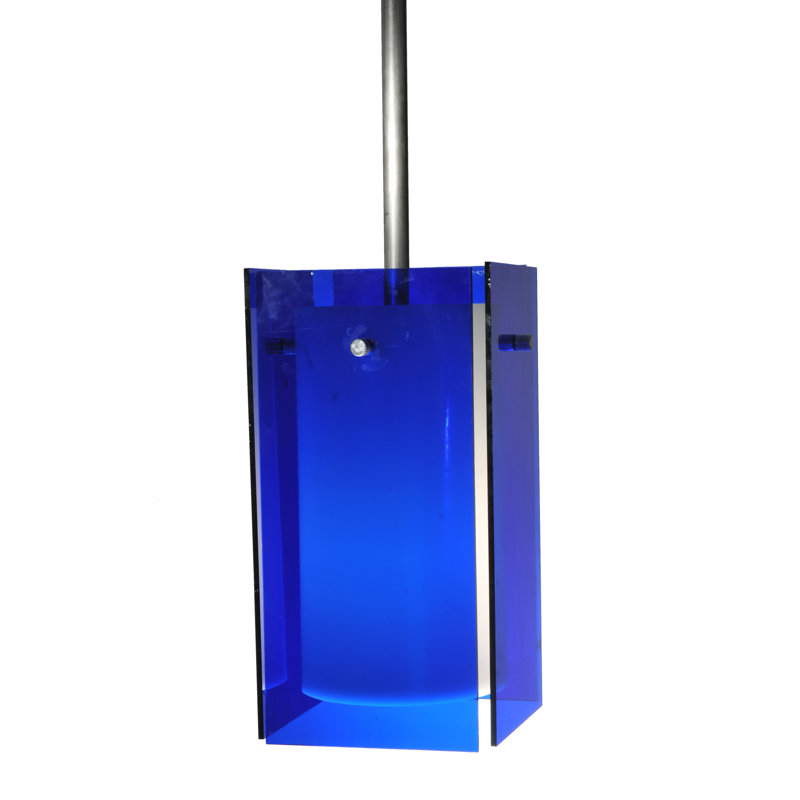 1 - Light Single Pendant, Nickel, White