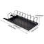 Carbon Steel Rectangle Free Standing Pot Rack