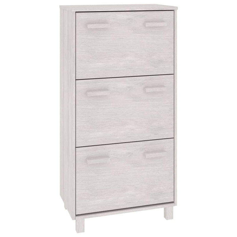 Armoire de rangement pour chaussures Hamar, Blanc