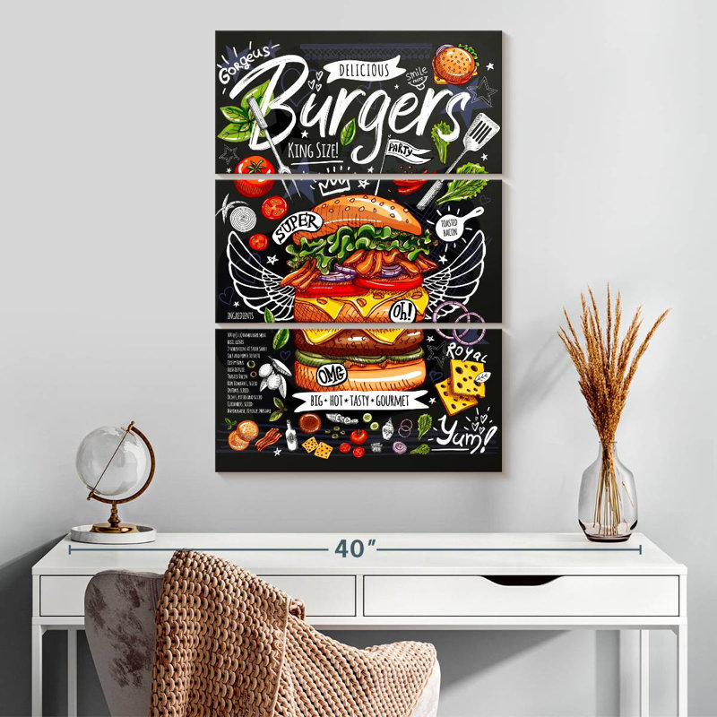 Yarlin King Size Burger, 32" H x 20" W