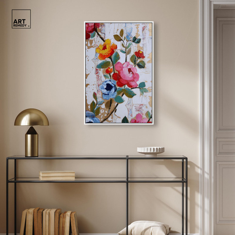 "Rustic Opulence II", impression murale sur toile par Art Remedy, cadre blanc, 20 x 30, H 31 po x l 21 po, Cadre blanc