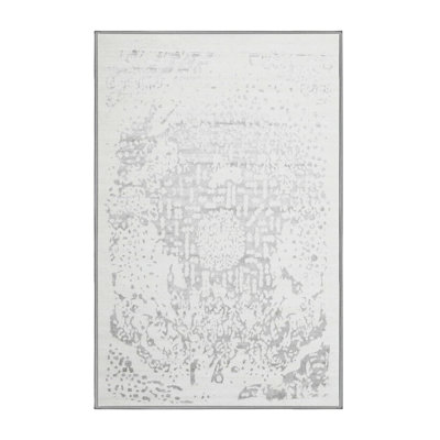 Tapis gris contemporain Northampt