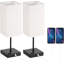 Lampe de table USB en métal Charroux-1253927518