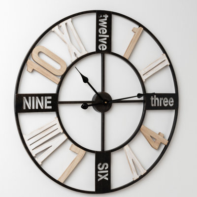 Brookside Wood Wall Clock