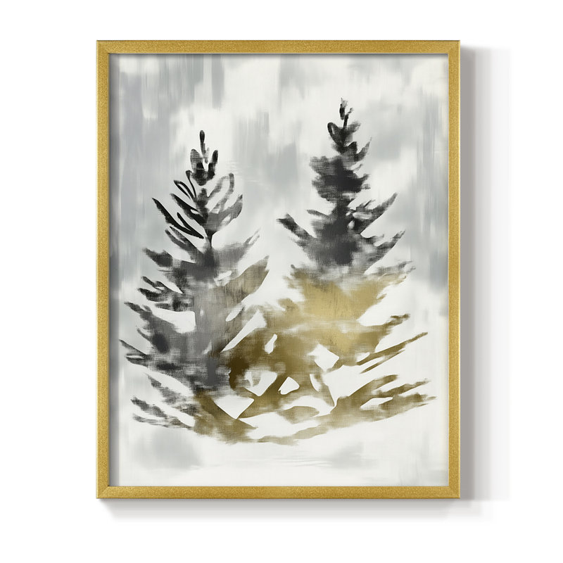 Reproduction encadrée - bois massif, H 11 po x l 9 po, Doré