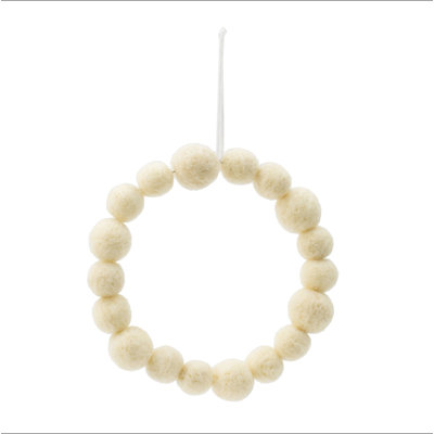 Couronne de 6,7 po, ornements d'arbre de Noël pour décorations de fêtes, ensemble de 6