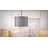 Inlight 14" Wide 3-Light Modern Kitchen Island Drum Pendant Light, Bulb Not Included, IN-0337-3-BK