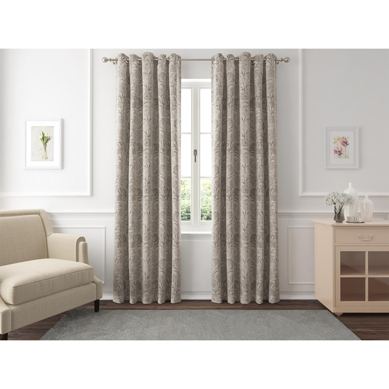 MIRAGE Room Darkening Curtain Pair, Coffee