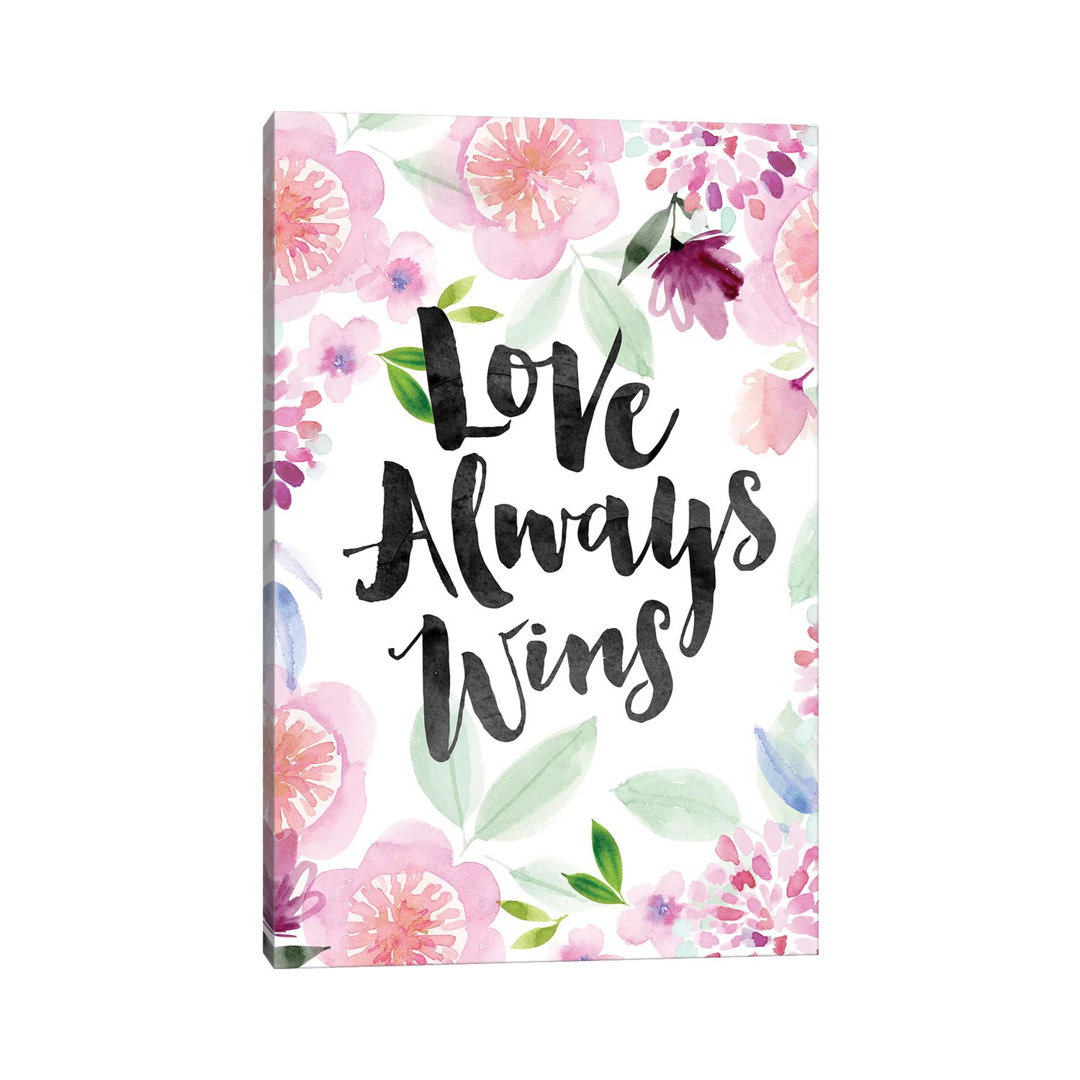 Love Always Wins by Stephanie Ryan - Painting on Canvas