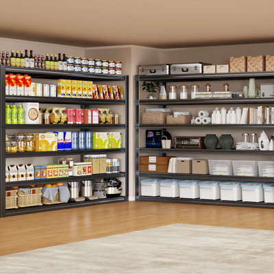 Garage Shelving Heavy Duty , 65"W X24"D X96"H Metal Shelves With 7 Tier Adjustable Garage Storage Shelves ,Industrial Shelving