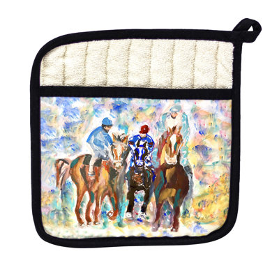 Four Racing Pot Holder