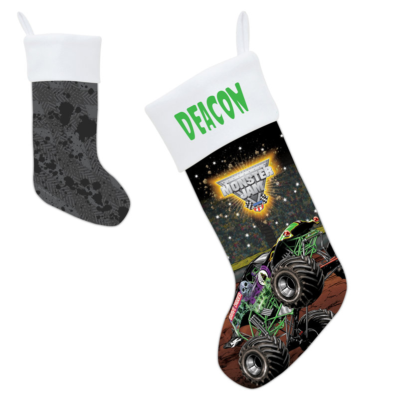 Chaussette de Noël Monster Jam Grave Digger, Oui