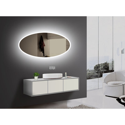 Miroir de salle de bain sans cadre