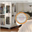 4-Tier Steel Rotating Bookshelf with 360° Wheels, Book Rack-60117728