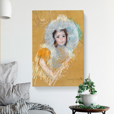 Sketch Of A Child by Mary Cassatt - Wrapped Canvas Painting
