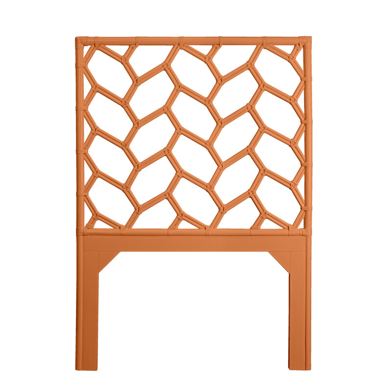 Tête de lit Silas, Simple extra long, Orange citron